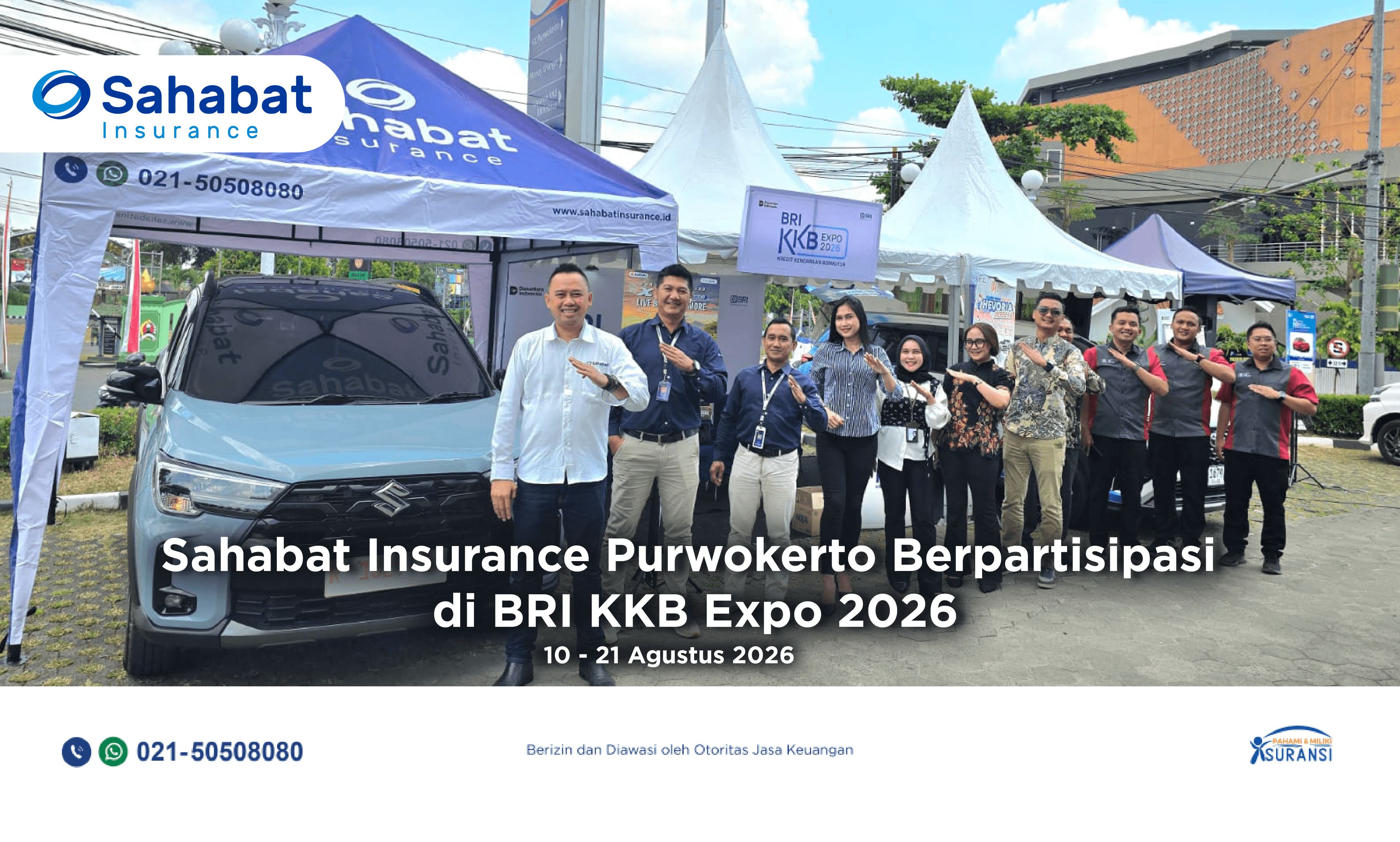 Sahabat Insurance Purwokerto Turut Berpartisipasi dalam BRI KKB Expo 2026