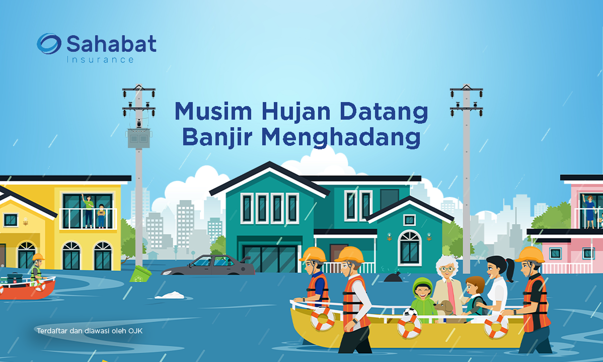 Berita - Heavy rainfall causes flooding in Greater Jakarta - Sahabat Insurance | Solusi Lengkap Perlindungan Asuransi Anda