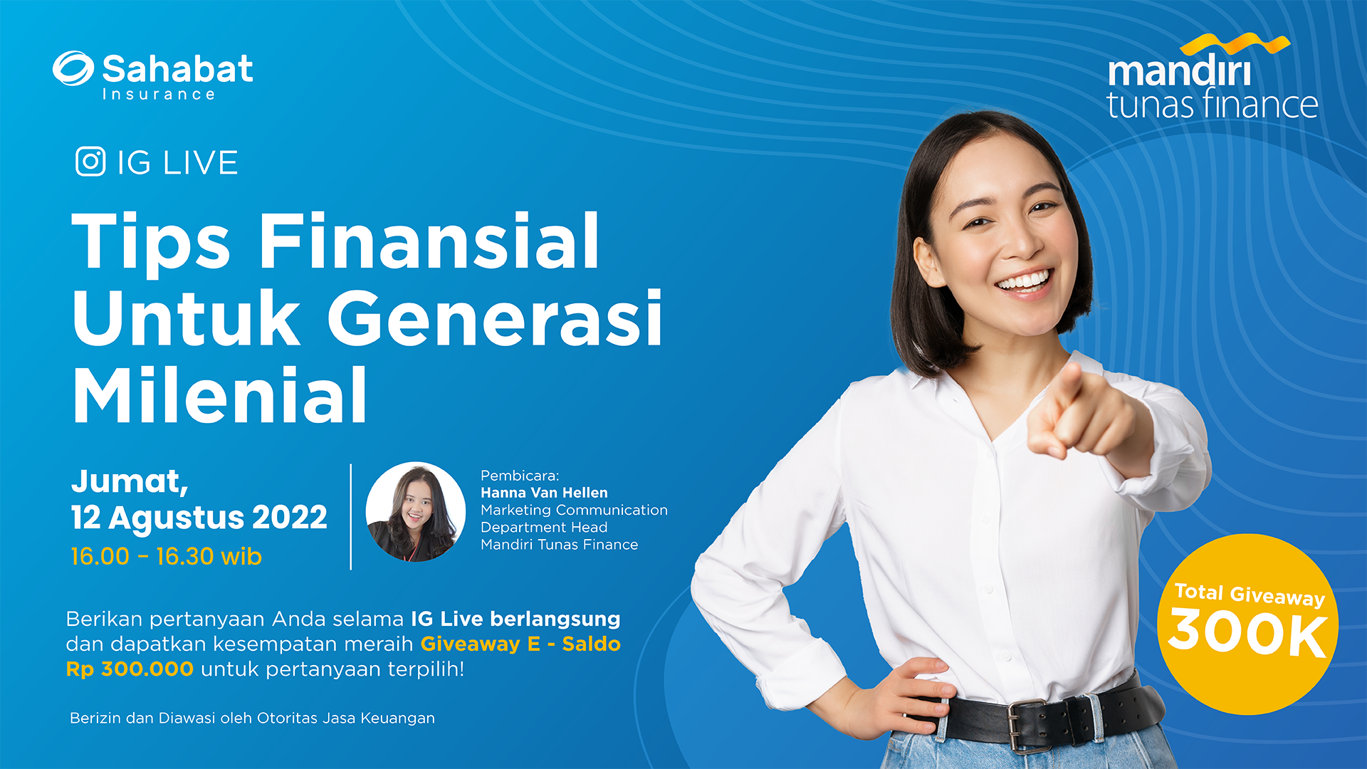 Berita - Don't Miss It! IG Live with Sahabat Insurance and Mandiri Tunas FInance - Sahabat Insurance | Solusi Lengkap Perlindungan Asuransi Anda