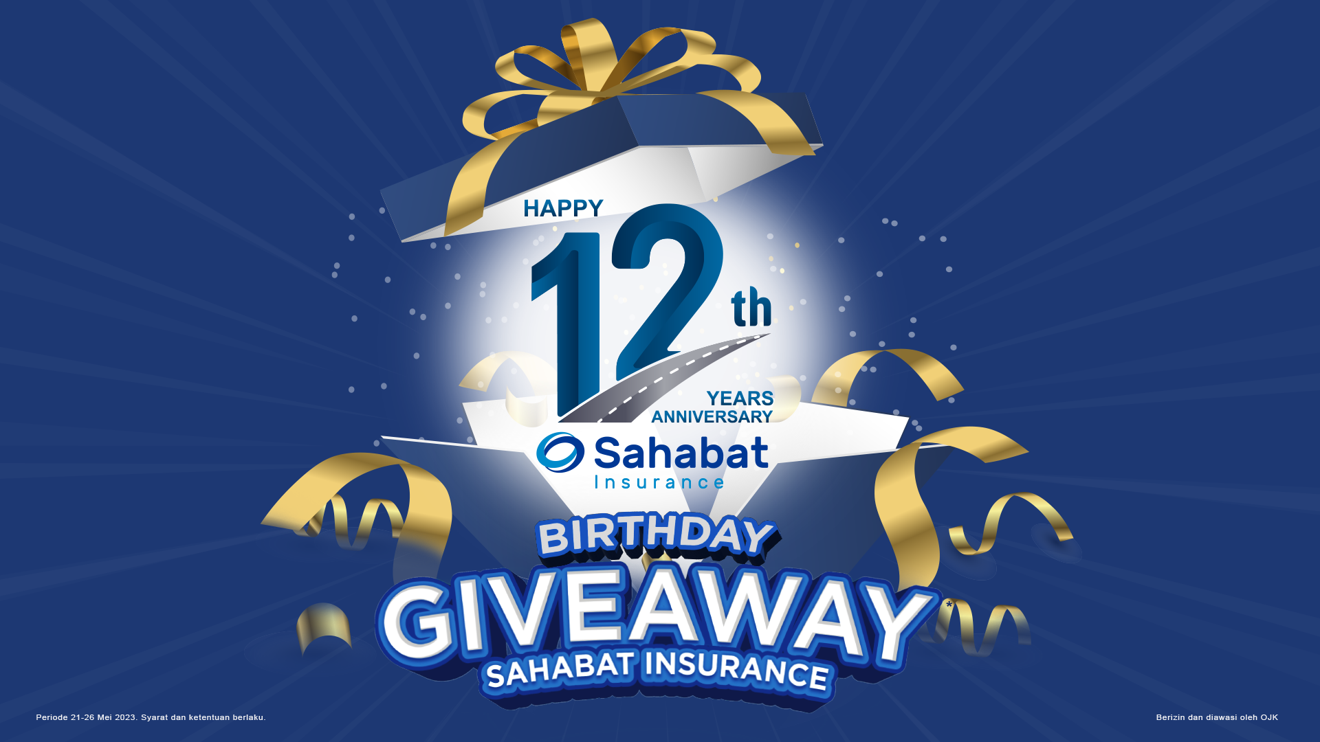 Berita - Sahabat Insurance Giveaway 12 years Anniversary! - Sahabat Insurance | Solusi Lengkap Perlindungan Asuransi Anda