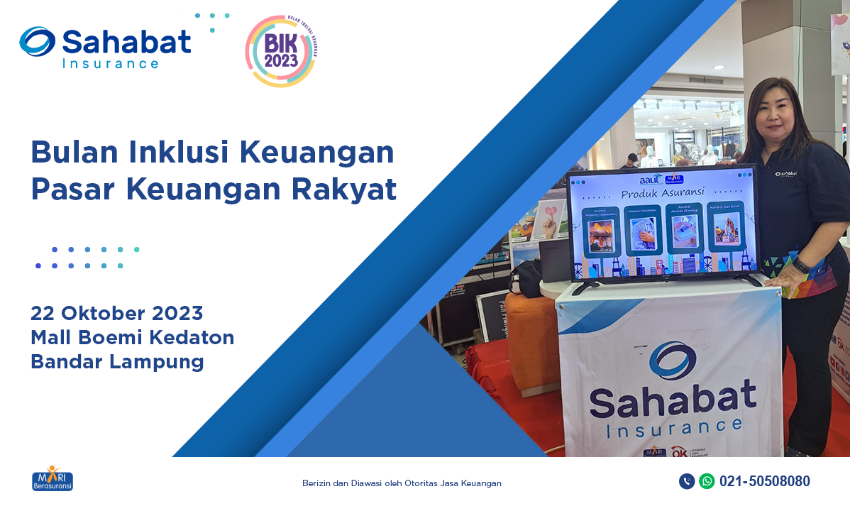 Berita - Sahabat Insurance at Pasar Keuangan Rakyat Financial Exhibition - Sahabat Insurance | Solusi Lengkap Perlindungan Asuransi Anda