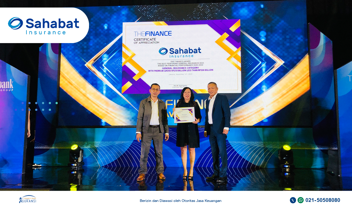 Berita - Sahabat Insurance received The Finance awards - Top Financial Institution Awards 2023 - Sahabat Insurance | Solusi Lengkap Perlindungan Asuransi Anda