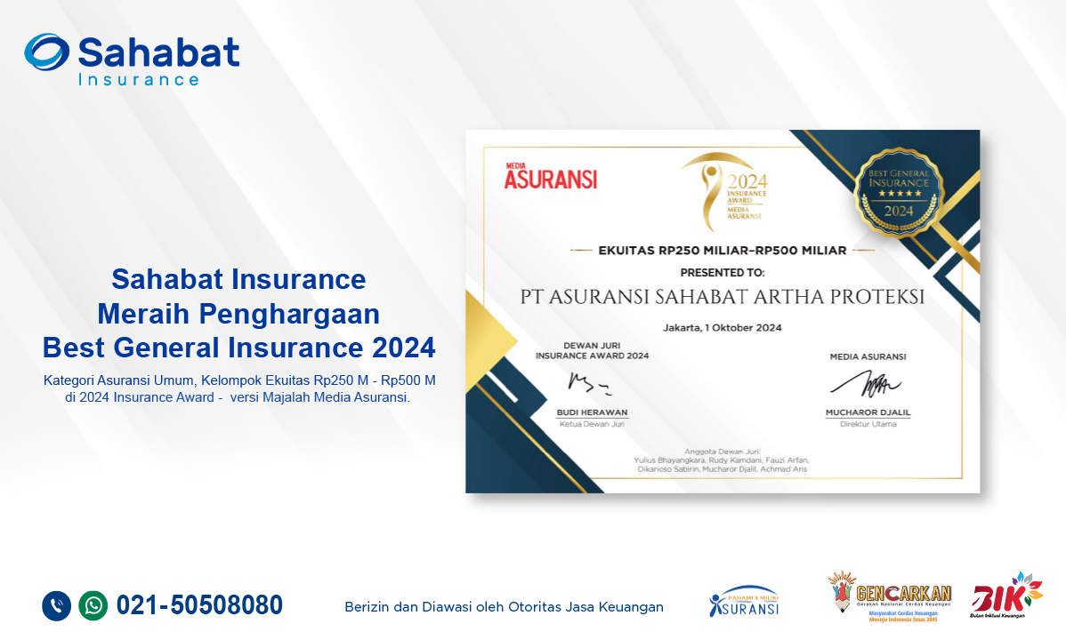 Berita - 2024 Insurance Awards - Sahabat Insurance | Solusi Lengkap Perlindungan Asuransi Anda