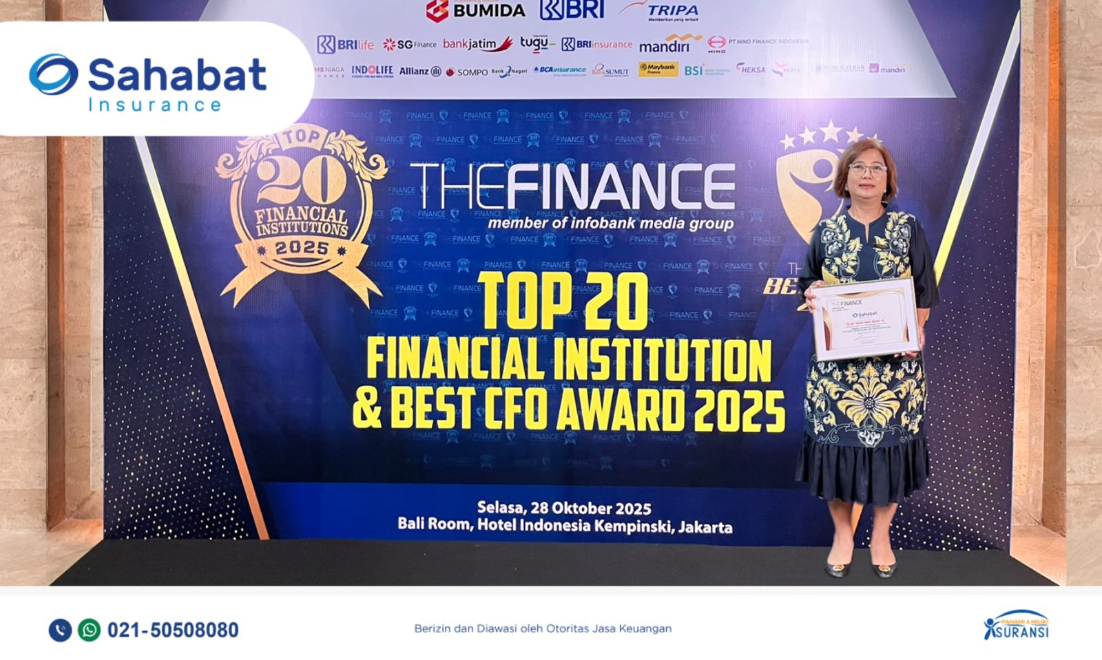 Berita - Sahabat Insurance received The Most Promising General Insurance Award - Sahabat Insurance | Solusi Lengkap Perlindungan Asuransi Anda